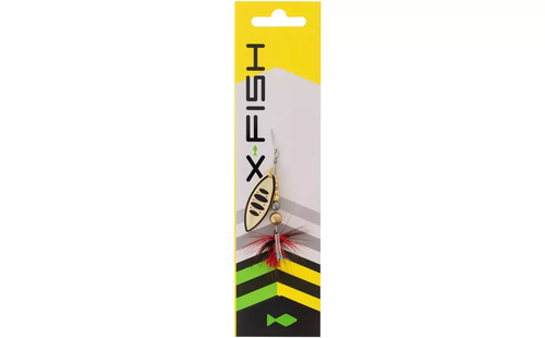 Блешня X-Fish Orbit №4 11.5g Nikel gold