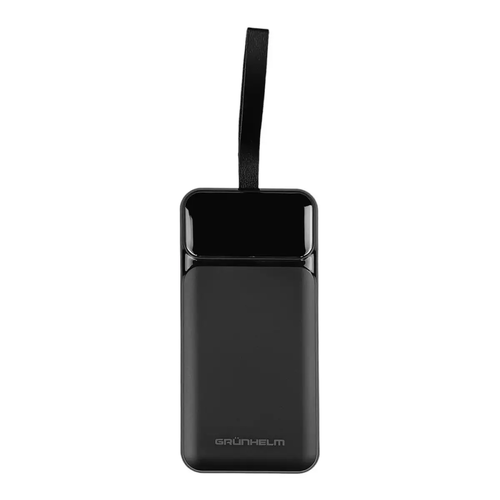 Power Bank - Портативна батарея 40.000 mAh. чорний - GP-40BQC. швидка зарядка 22.5W GRUNHELM