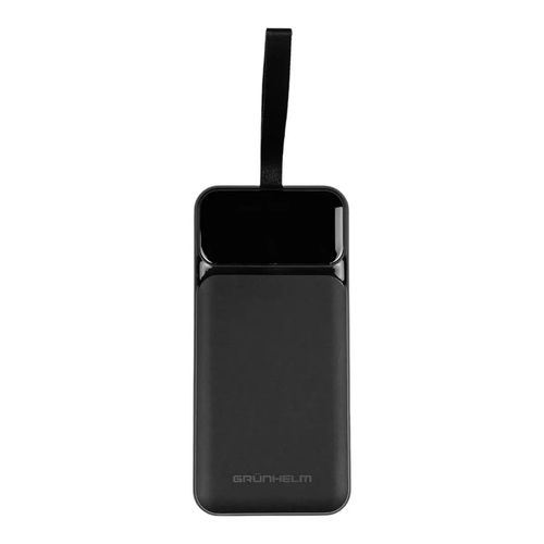 Power Bank - Портативна батарея 30.000 mAh. чорний - GP-30BQC. швидка зарядка 22.5W GRUNHELM