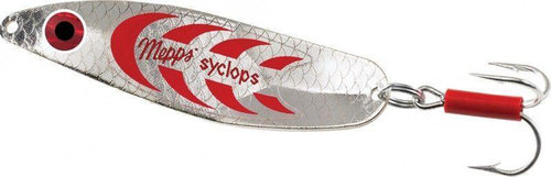 Mepps Syclops 0 silver/red. 3.5гр
