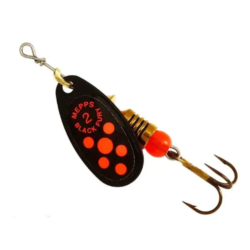 Блешня Mepps Black Fury black/orange 2 4.5 гр 