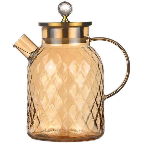 Чайник заварювальний VT-5510-1800 VOYAGE скляний 1800мл Vittora